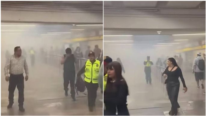 Riña y petardos generan momentos de tensión en estación La Raza del Metro CDMX